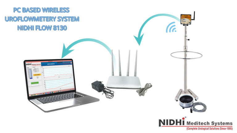 NIDHI Flow-8130 PC Based Wireless Uroflowmetery